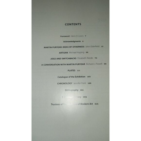 Martin Puryear by Elderfield 2007 HC/DJ Museum of Modern Art New York - Picture 9 of 14